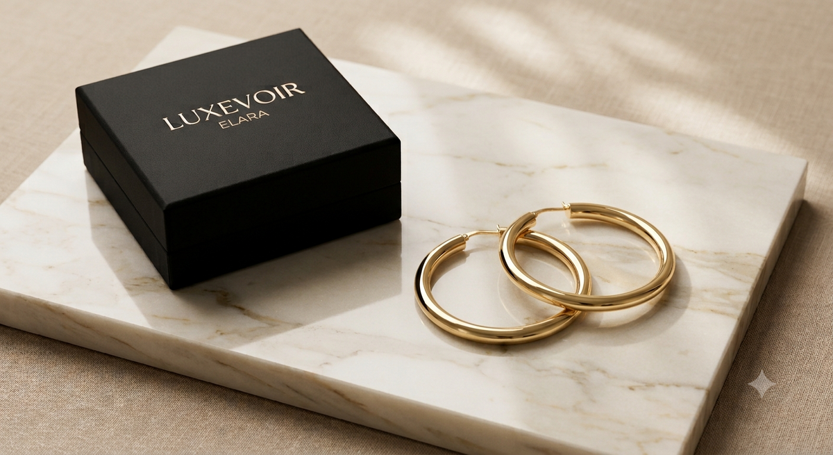 LUXEVOIR ELARA — Hoop Earrings