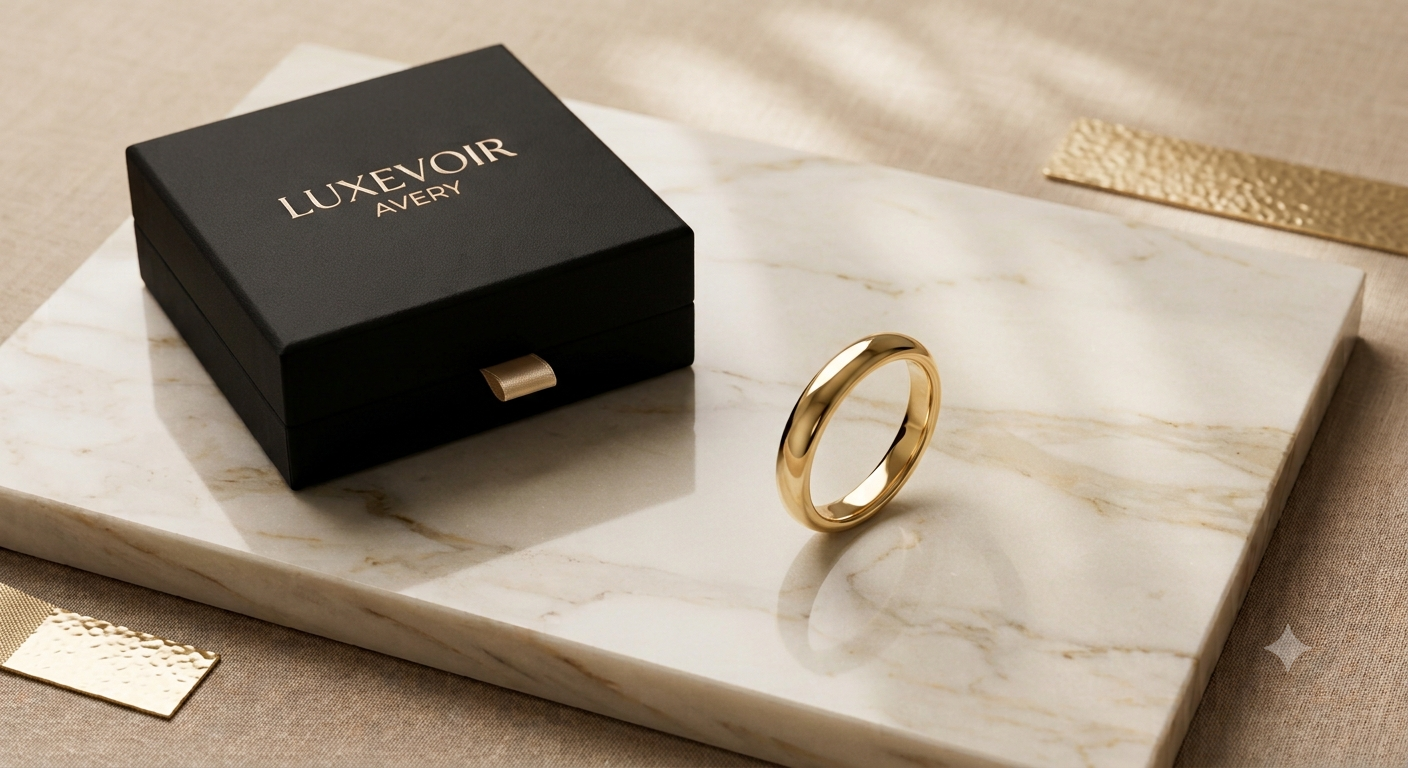 LUXEVOIR AVERY — Gold Ring
