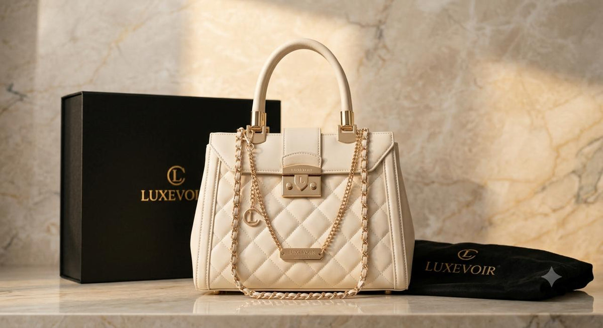 LUXEVOIR CELINE — Quilted Shoulder Bag
