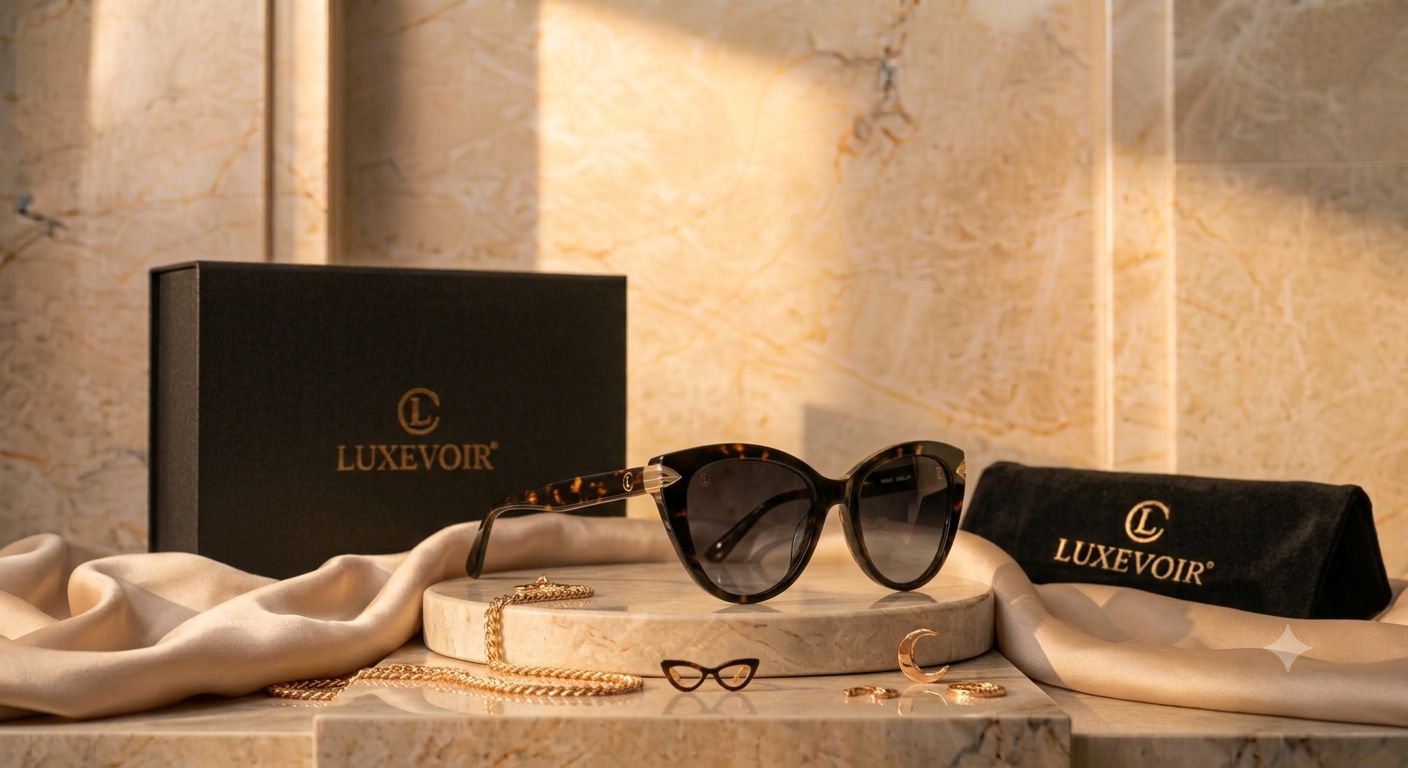 LUXEVOIR AURELIA — Oversized Sunglasses